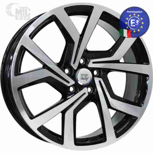 WSP Italy Volkswagen (W469) Giza 7,5x18 5x100 ET51 DIA57,1 (gloss black polished)